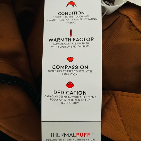 Avec Les Filles - THERMALPUFF™ Hooded Longline Puffer Vest in Cedar Brown Size M - Picture 15 of 16